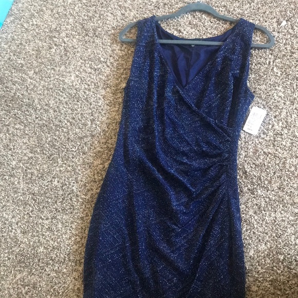 Windsor Dresses Blue Glittery Dress From Windsor Poshmark